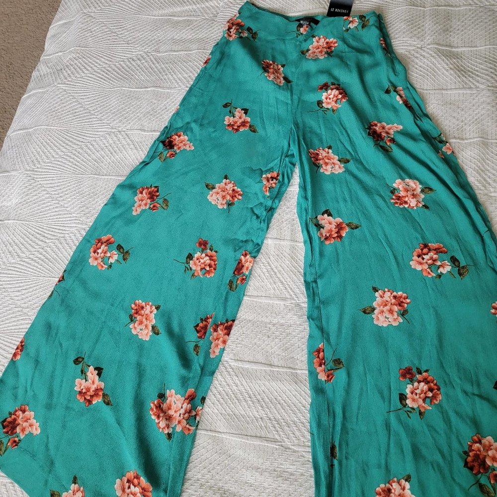 Forever 21 Floral Palazzo Pants